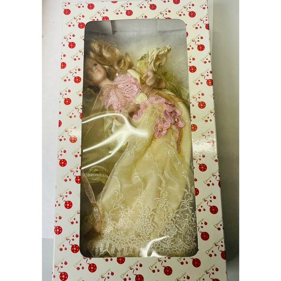 Vintage Dillard's Trimmings Christmas Angels Dolls Ornaments in Box Lot of 3 - Picture 5 of 12